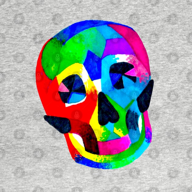 Rainbow Crystal Skull by Art of V. Cook